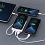 Magnetische 15W draadloze powerbank REEVES-WATTRON PLUS X - wit Magnetische 15W draadloze powerbank REEVES-WATTRON PLUS X - wit