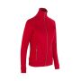 Sweat cardigan | dames - Rood, S