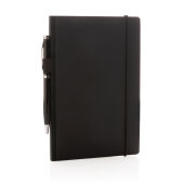 A5 deluxe kraft hardcover notitieboek, zwart