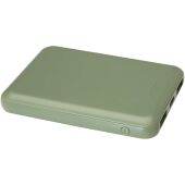Asama type-C powerbank van 5000 mAh van gerecycled plastic - Heather groen