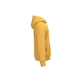 Ecologische uniseks sweater met capuchon Sun Yellow XXS