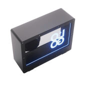 Soundclear transparante 5W draadloze speaker, zwart
