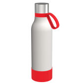 rood, zilver, wit