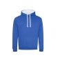 VARSITY HOODIE, ROYAL BLUE/ARCTIC WHITE, L, JUST HOODS