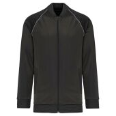 Unisex trainingsjas met rits en biesje