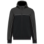 3-laags unisex softshelljas Black / Dark Grey L