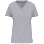 Dames-T-shirt BIO150 IC V-hals Oxford Grey M