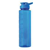 AQUA LEVEL - Sportdrinkfles blauw