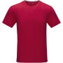 Azurite heren T-shirt met korte mouwen biologisch textiel - Rood - S
