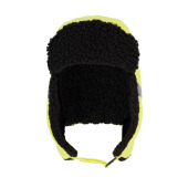 Gewatteerde pet met oorkleppen Fluorescent Yellow One Size Gewatteerde pet met oorkleppen Fluorescent Yellow One Size