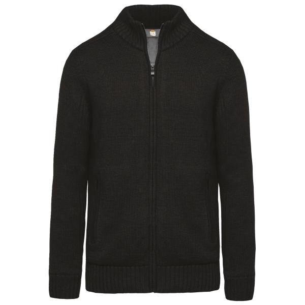 Fleece lined cardigan