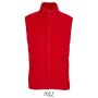 Unisex Factor Zipped Fleece Bodywarmer red XS