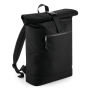 Gerecyclede rugzak Roll-Top Black One Size Gerecyclede rugzak Roll-Top Black One Size