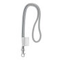 Polyester 2-kleurige koord-lanyard met full color label