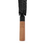 Tony Aware™ RPET 30 inch acacia auto open paraplu, zwart