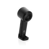 Twist RCS rplastic herlaadbare draagbare ventilator, zwart