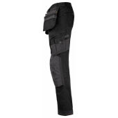 2164 Stretch trousers hp zwart/zwart D124