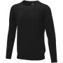 Merrit herenpullover met crewneck - Zwart - XL