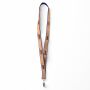 Zeefdruk lanyard van kurk en polyester Zeefdruk lanyard van kurk en polyester