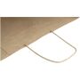 Kraft papieren tas 80–90 g/m² met gedraaide handvatten – 32 x 17 x 39 cm - Kraftbruin