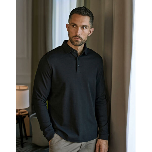 Pima Cotton Long Sleeve Polo Pima Cotton Long Sleeve Polo