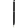 Ore aluminium balpen met stylus (blauwe inkt) - Zwart