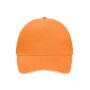 5 Panel Sandwich Cap orange/white