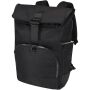 Rhine GRS gerecycled 38,1 cm rolltop rugzak 18 l - Zwart