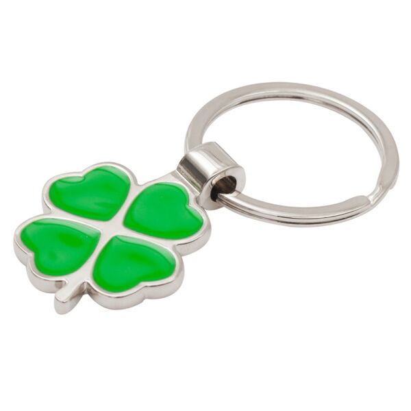 Clover Luck klavertje vier sleutelhanger Clover Luck klavertje vier sleutelhanger