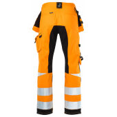 2240 Hi-vis stretch trousers hp oranje/zwart C64