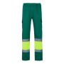 VL POSEIDON LARGE. Tweekleurige keperstof broek met meerdere zakken (210g/m²), van katoen (20%) en polyester (80%)
