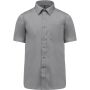 Ace - Heren overhemd korte mouwen marl storm grey S
