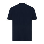 Iqoniq Sierra lichtgewicht gerecycled katoen t-shirt, donkerblauw (S)