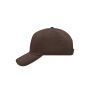 5 Panel Cap dark brown one size