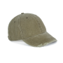 Gescheurde verwassen pet Washed Ivy Green One Size