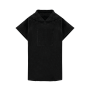 Kids hooded towelling poncho Black 6/10 years Kids hooded towelling poncho Black 6/10 years