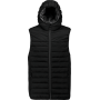 Bodywarmer met capuchon kids Black 6/8 jaar