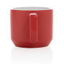 Keramische moderne mok 350 ml, rood