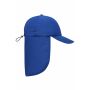 6 Panel Cap with Neck Guard royal one size