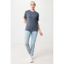 IQONIQ Manuel gerecycled katoen t-shirt ongeverfd, heather navy (XXS)