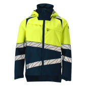 donkermarine/hi-vis geel