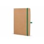 Notitieboek met zachte kaft Kraftpapier A5 - Groen