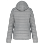 Ladies' lightweight hooded padded jacket Marl Silver XXL Ladies' lightweight hooded padded jacket Marl Silver XXL