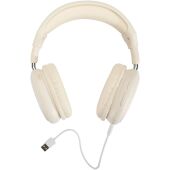 Alzir gerecycleerde plastic draadloze Bluetooth®-hoofdtelefoon over-ear - Wit