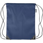 rPET polyester (210D) trekkoord rugtas Calix blauw