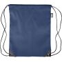 rPET polyester (210D) drawstring backpack Calix blue