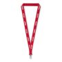 Polyester lanyard met reflecterende draden