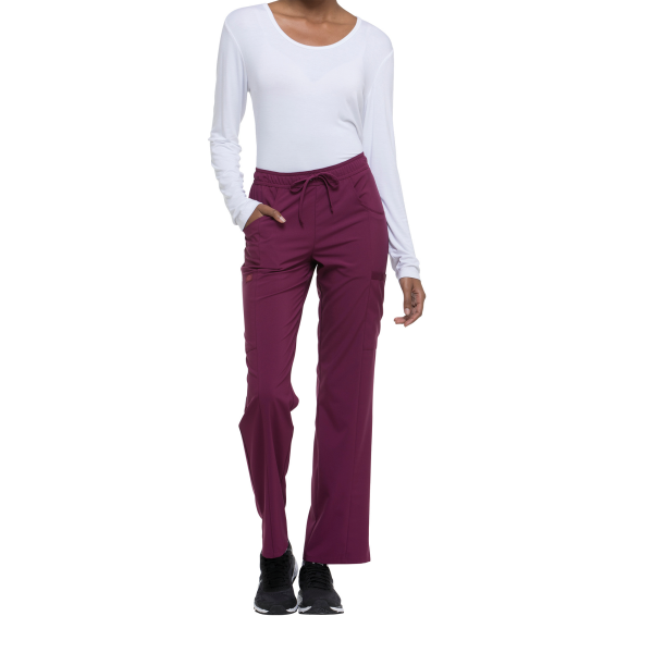 Damesbroek met trekkoordje middelhoge taille Damesbroek met trekkoordje middelhoge taille