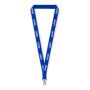 Polyester lanyard met reflecterende draden