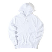 Iqoniq Rila lichtgewicht gerecycled katoen hoodie, wit (XXXL)